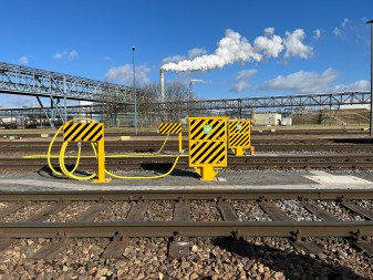 Efficient brake testing unit for the use in marshalling yards