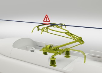 Intelligent pantographs increase the availability of vehicle fleets and infrastructure